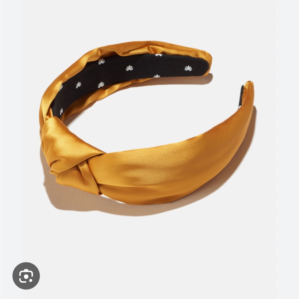 Lele Sadoughi Goldenrod Silk Headband